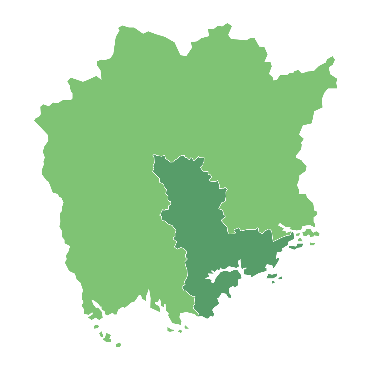 岡山県地図